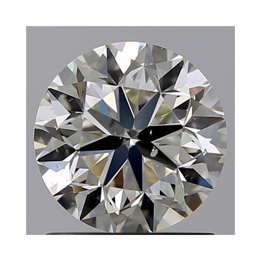 1.01 Carat Round Loose Diamond, K, SI1, Very Good, GIA Certified