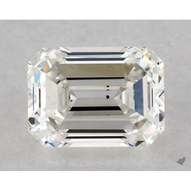 1.00 Carat Emerald Loose Diamond, G, SI1, Super Ideal, GIA Certified | Thumbnail