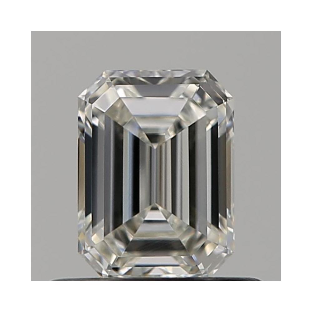 0.53 Carat Emerald Loose Diamond, G, VVS1, Ideal, GIA Certified
