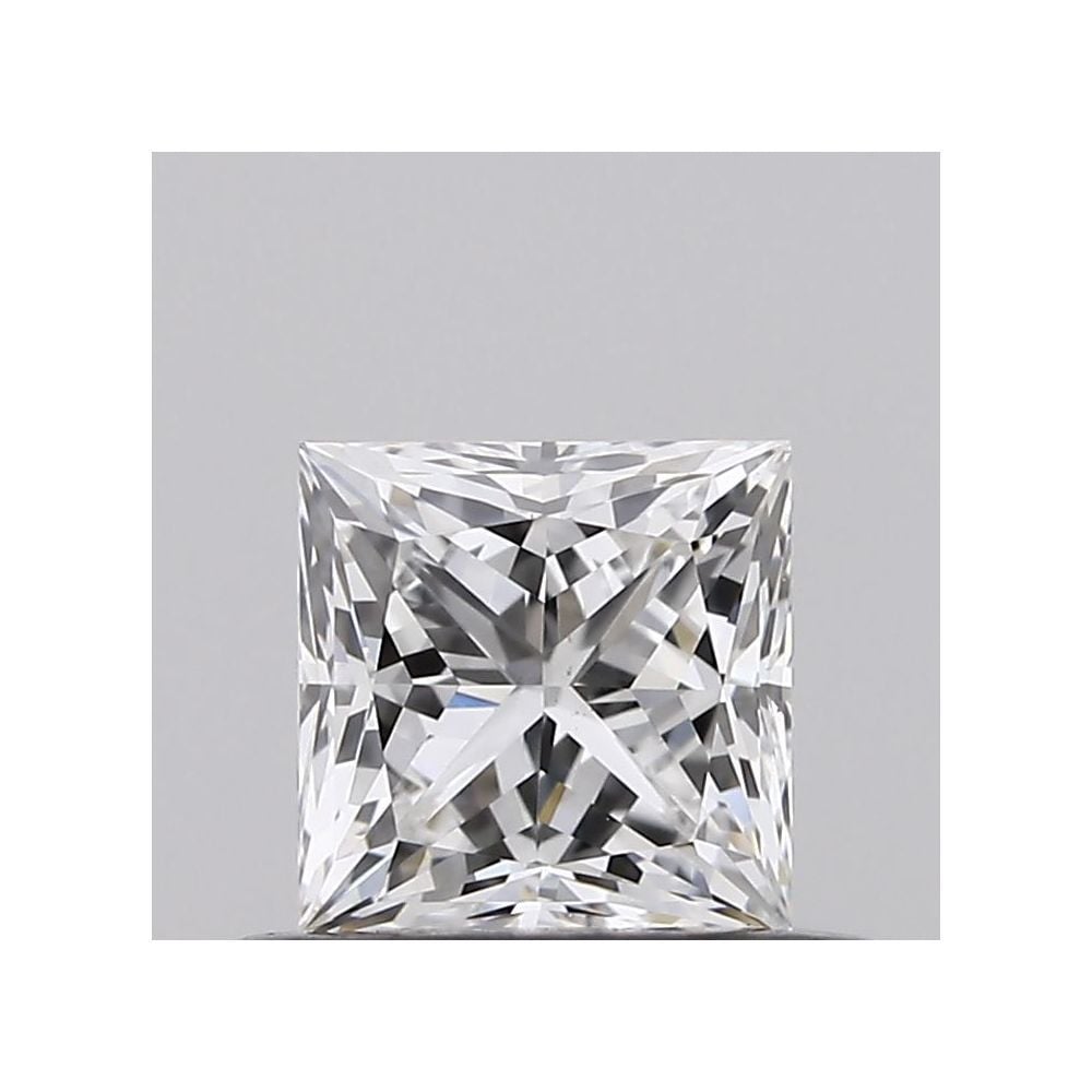0.51 Carat Princess Loose Diamond, F, VS2, Ideal, GIA Certified | Thumbnail