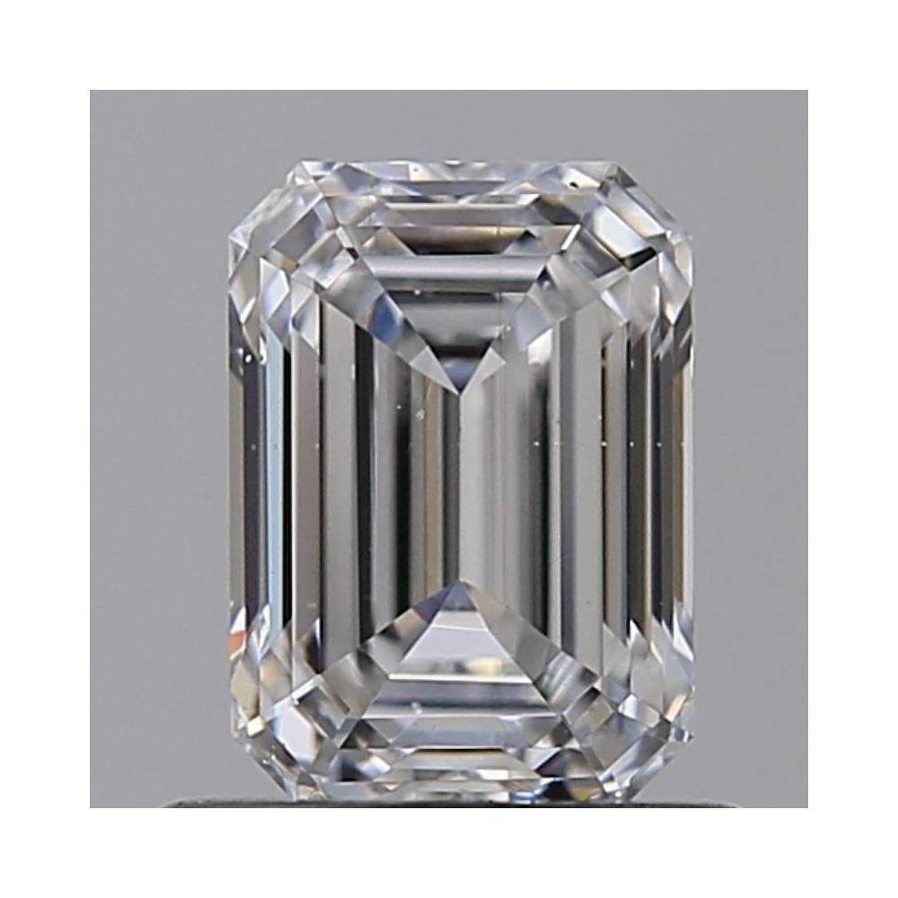 0.73 Carat Emerald Loose Diamond, D, SI1, Ideal, GIA Certified | Thumbnail