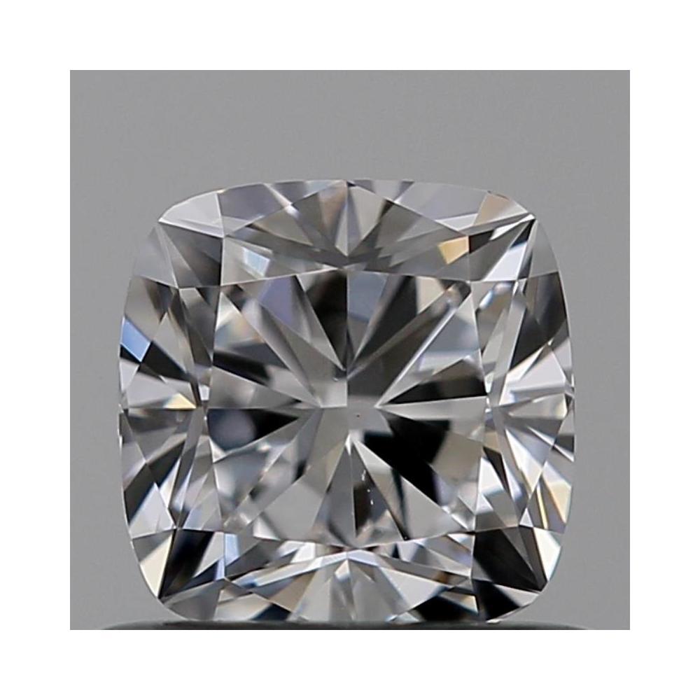 0.54 Carat Cushion Loose Diamond, D, VS1, Ideal, GIA Certified