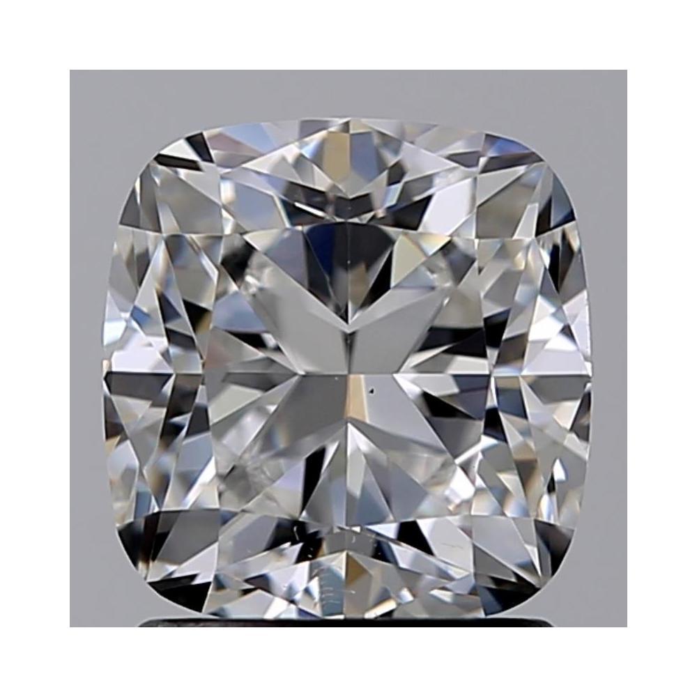 1.50 Carat Cushion Loose Diamond, D, VS2, Ideal, GIA Certified | Thumbnail