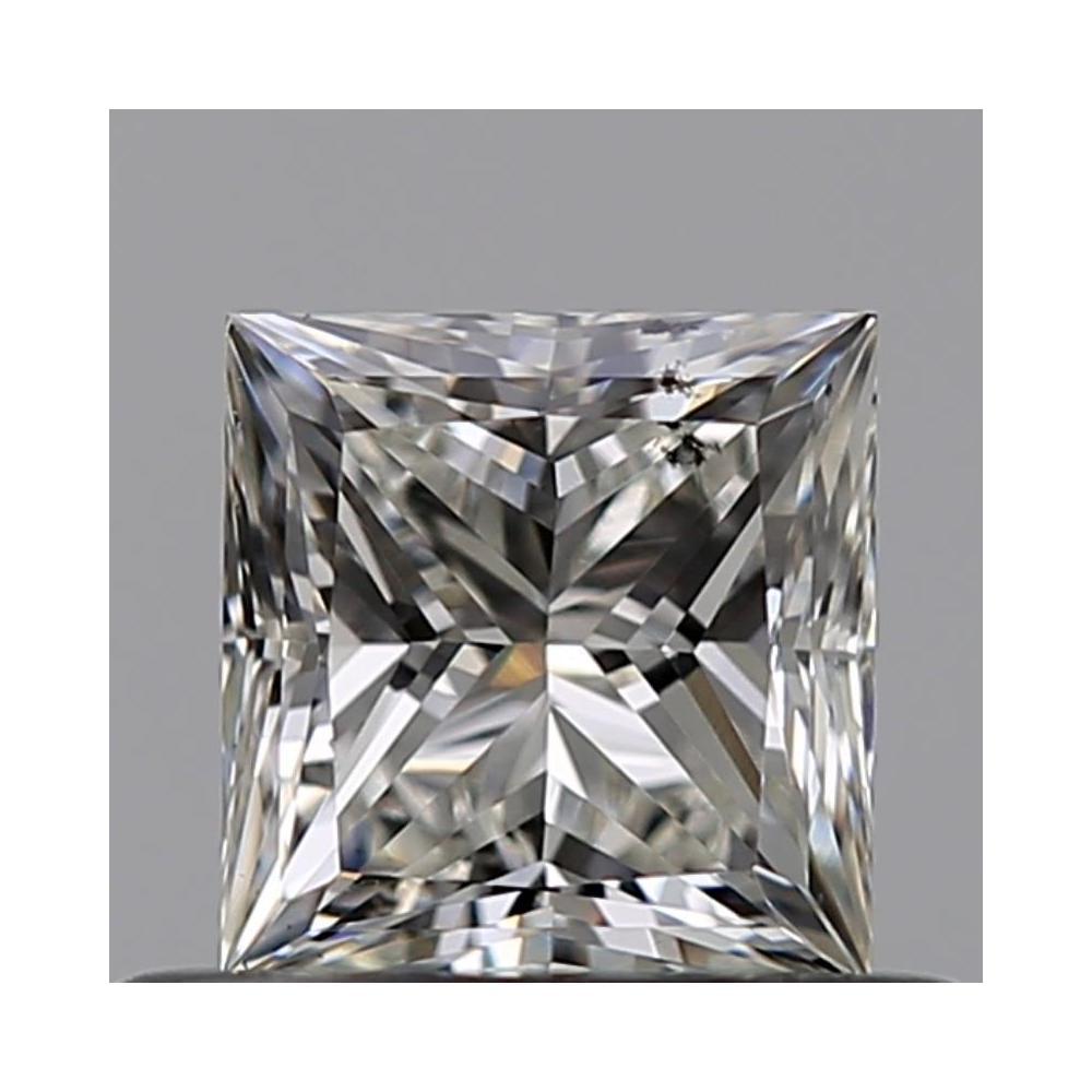 0.50 Carat Princess Loose Diamond, I, SI1, Excellent, GIA Certified
