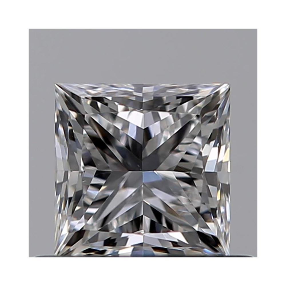 0.52 Carat Princess Loose Diamond, E, VS1, Very Good, GIA Certified | Thumbnail
