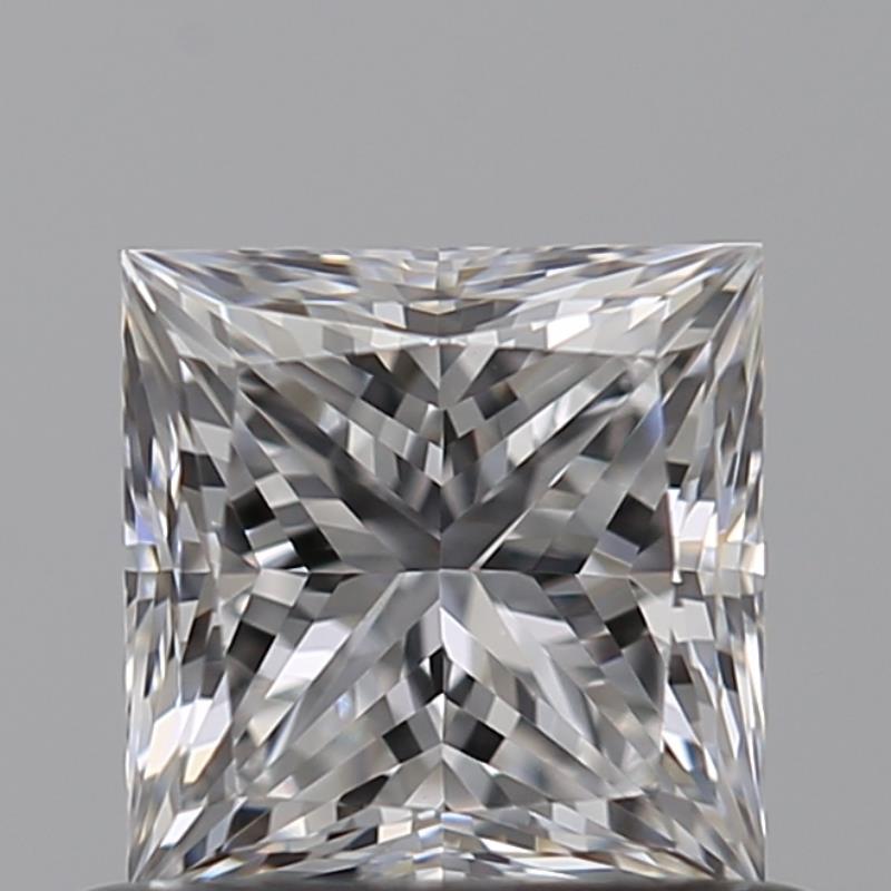 0.60 Carat Princess Loose Diamond, D, VVS2, Ideal, GIA Certified | Thumbnail