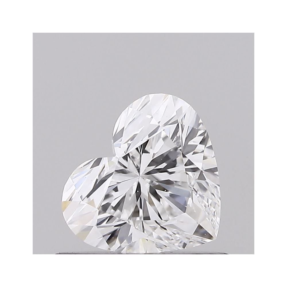 0.51 Carat Heart Loose Diamond, D, VS2, Super Ideal, GIA Certified
