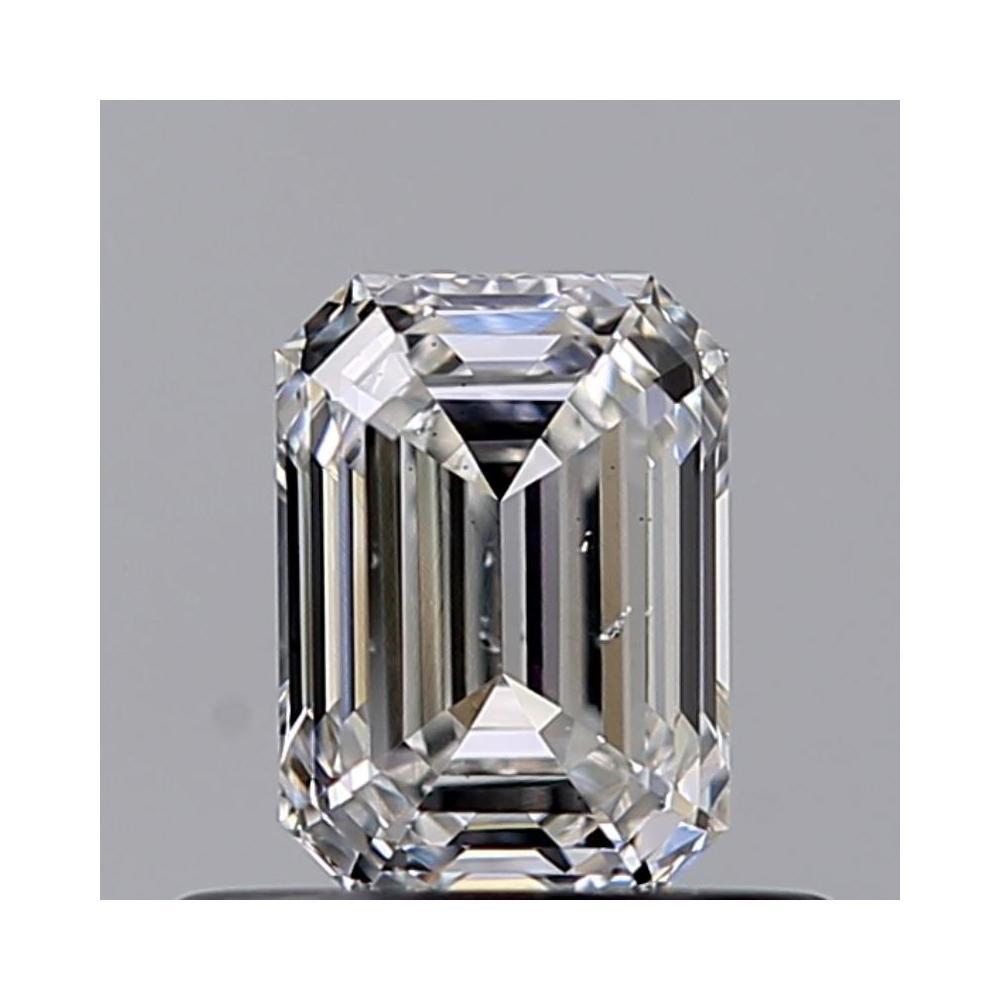 0.51 Carat Emerald Loose Diamond, F, SI1, Ideal, GIA Certified