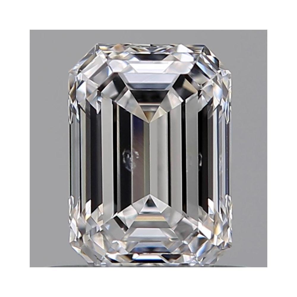 0.51 Carat Emerald Loose Diamond, D, SI1, Ideal, GIA Certified
