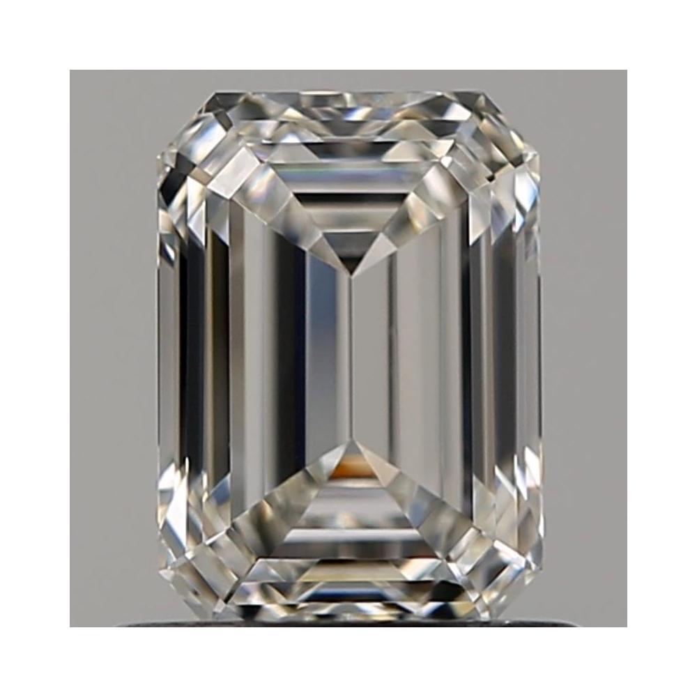 0.80 Carat Emerald Loose Diamond, H, VVS1, Super Ideal, GIA Certified