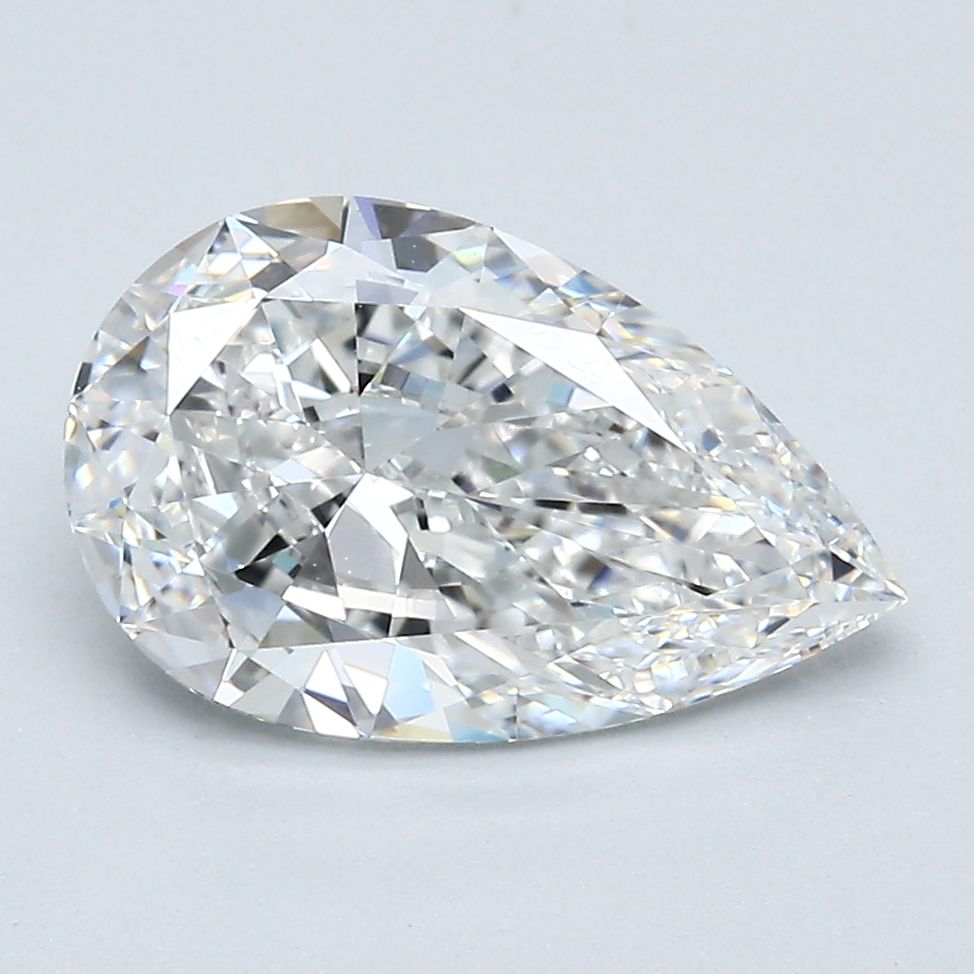 2.50 Carat Pear Loose Diamond, E, IF, Super Ideal, GIA Certified