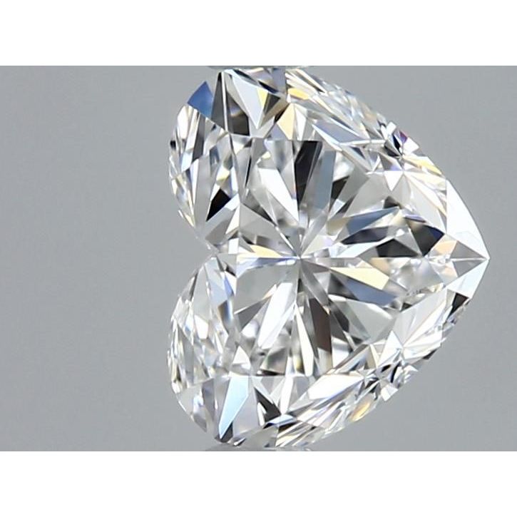 0.49 Carat Heart Loose Diamond, E, VVS2, Super Ideal, GIA Certified