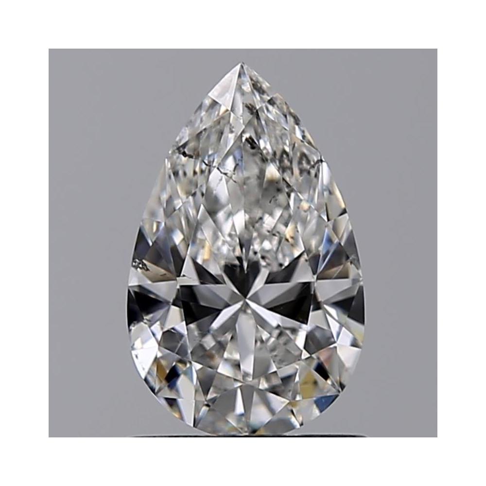 0.82 Carat Pear Loose Diamond, F, SI2, Ideal, GIA Certified | Thumbnail