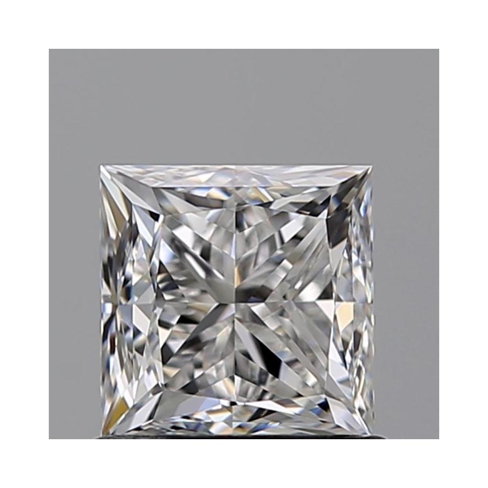 1.00 Carat Princess Loose Diamond, E, VVS2, Good, GIA Certified | Thumbnail