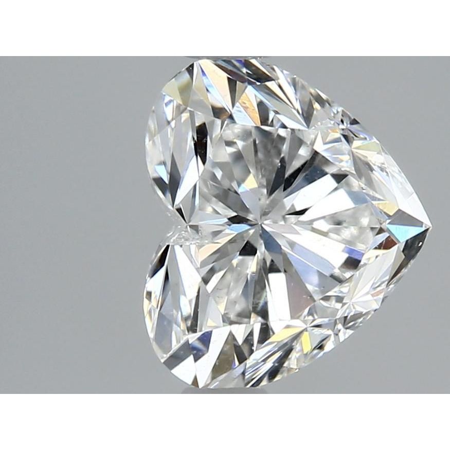 1.00 Carat Heart Loose Diamond, E, SI2, Super Ideal, GIA Certified | Thumbnail