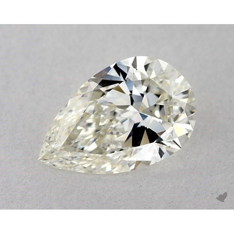 0.90 Carat Pear Loose Diamond, J, VVS2, Super Ideal, GIA Certified