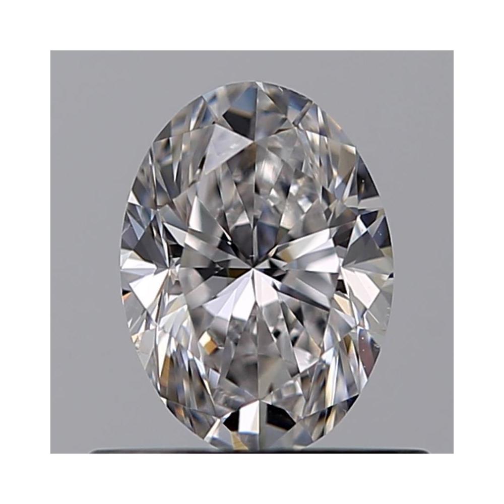0.51 Carat Oval Loose Diamond, D, SI1, Excellent, GIA Certified
