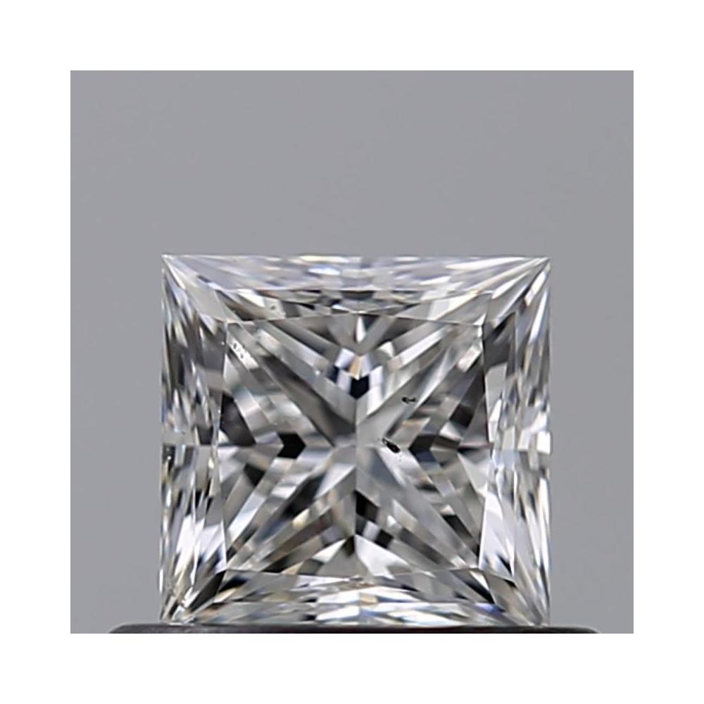 0.51 Carat Princess Loose Diamond, G, SI1, Ideal, GIA Certified