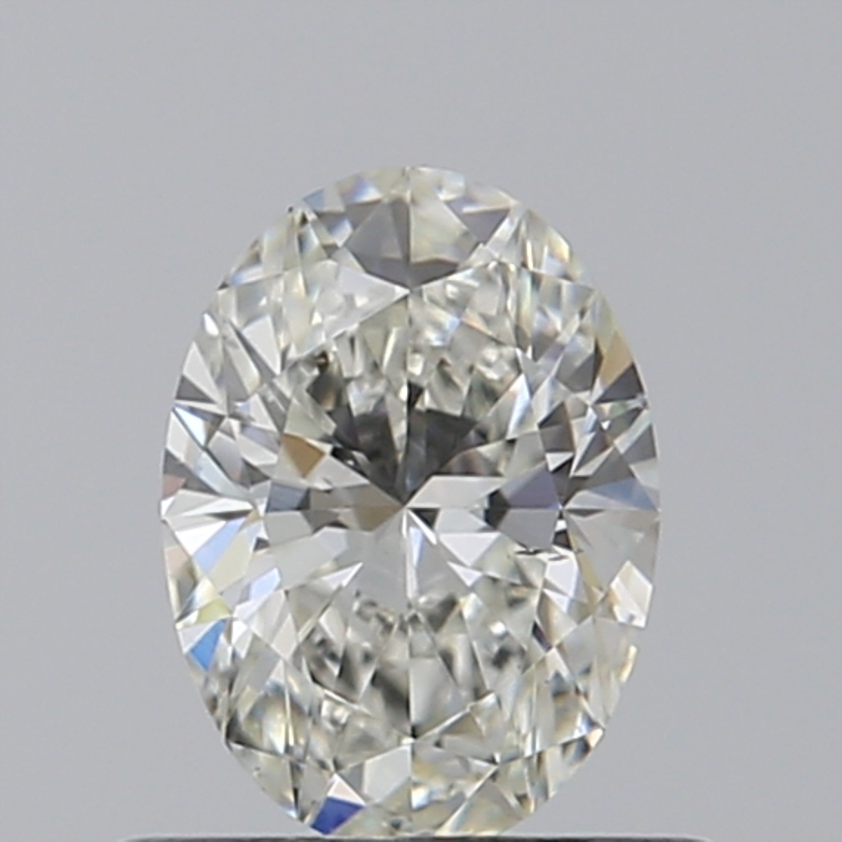 0.51 Carat Oval Loose Diamond, I, SI1, Super Ideal, GIA Certified | Thumbnail