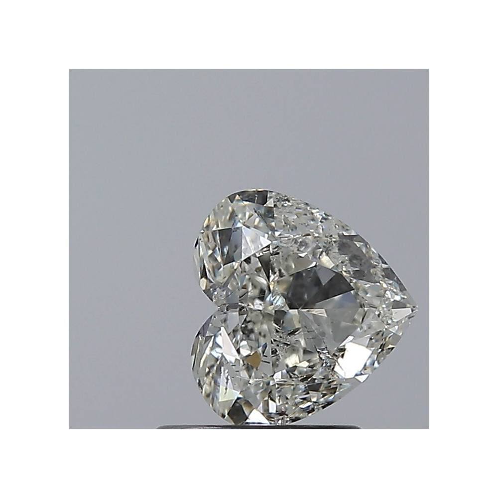1.01 Carat Heart Loose Diamond, J, SI2, Ideal, GIA Certified | Thumbnail