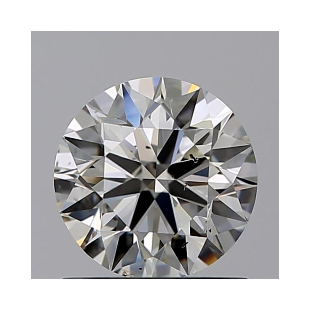 0.80 Carat Round Loose Diamond, J, SI1, Super Ideal, GIA Certified
