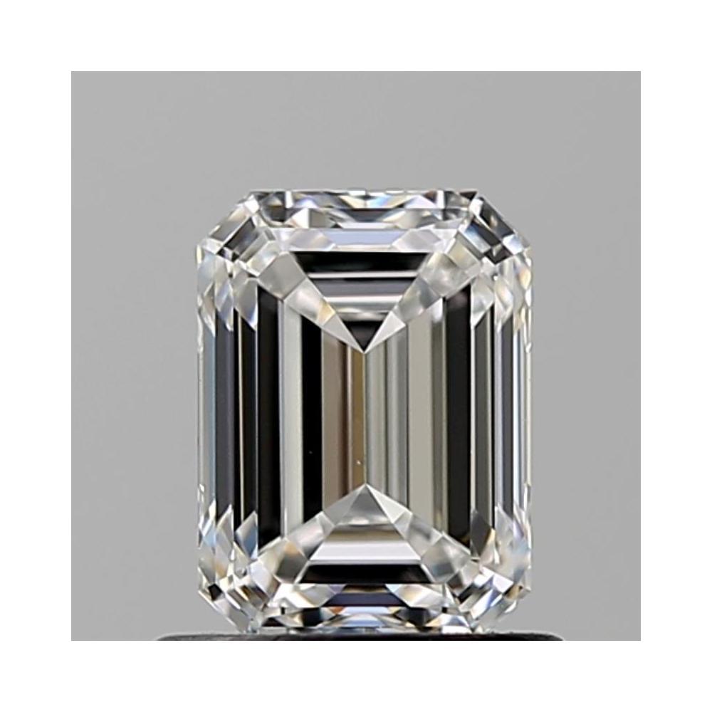 0.81 Carat Emerald Loose Diamond, E, VVS1, Super Ideal, GIA Certified | Thumbnail