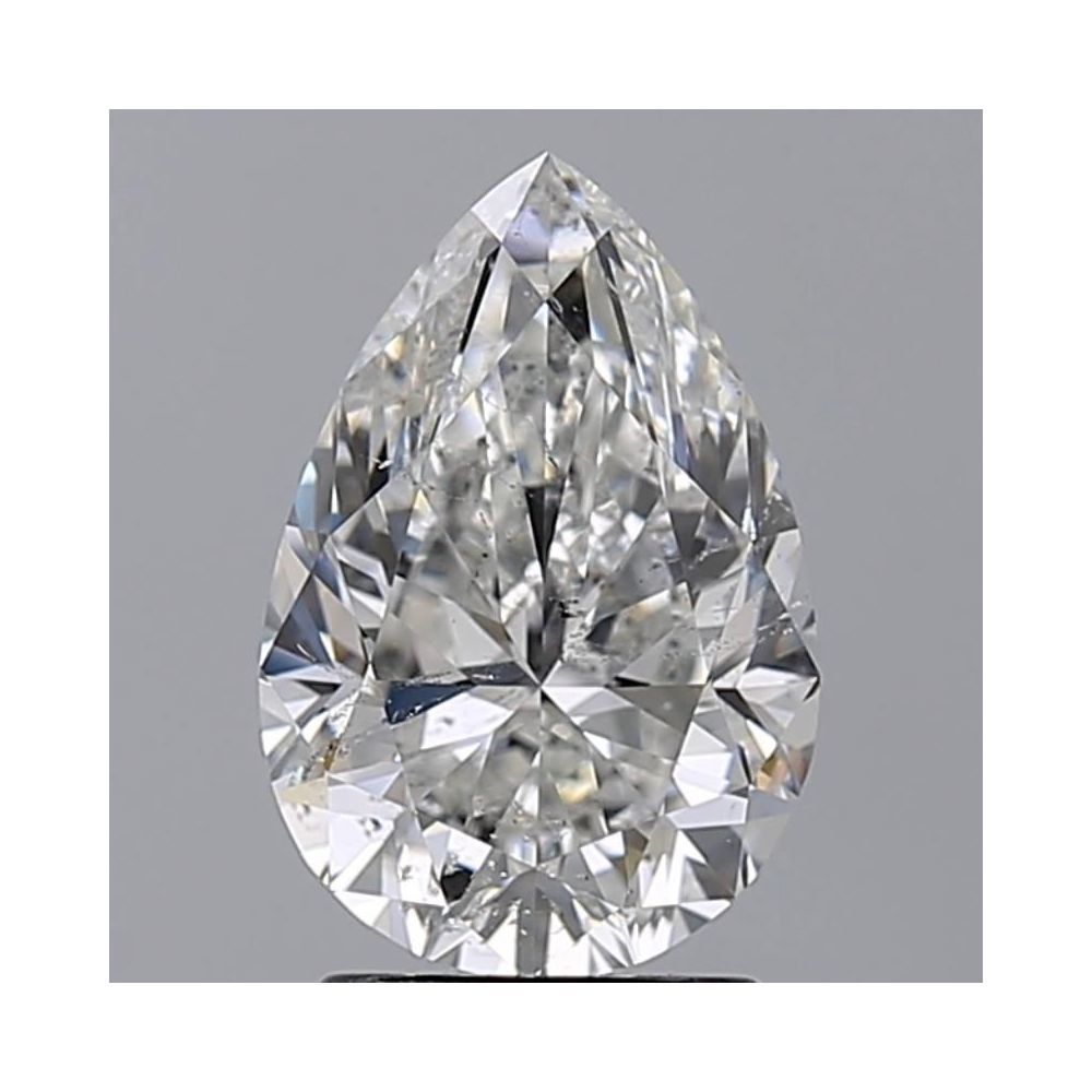 2.03 Carat Pear Loose Diamond, F, SI2, Super Ideal, GIA Certified