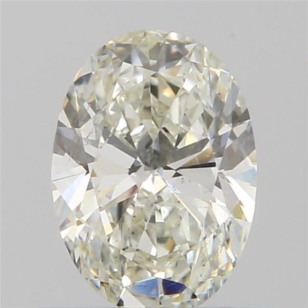 0.52 Carat Oval Loose Diamond, J, VS2, Ideal, GIA Certified