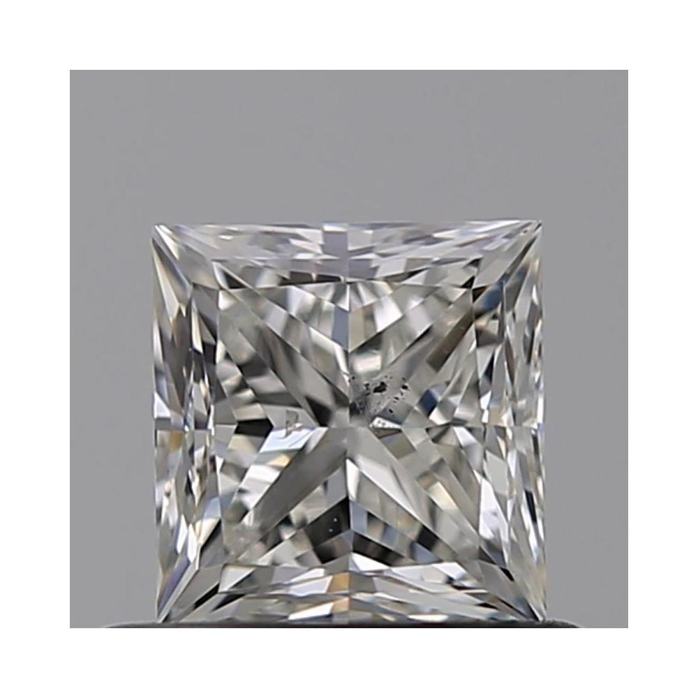 0.61 Carat Princess Loose Diamond, H, SI1, Excellent, GIA Certified | Thumbnail