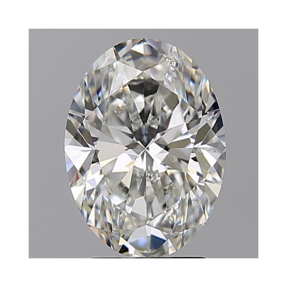 3.02 Carat Oval Loose Diamond, G, VS1, Super Ideal, GIA Certified | Thumbnail