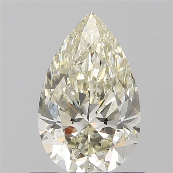 0.61 Carat Pear Loose Diamond, L, SI1, Ideal, GIA Certified | Thumbnail
