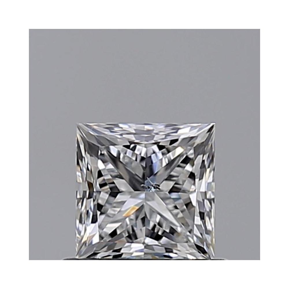 0.60 Carat Princess Loose Diamond, E, SI1, Ideal, GIA Certified