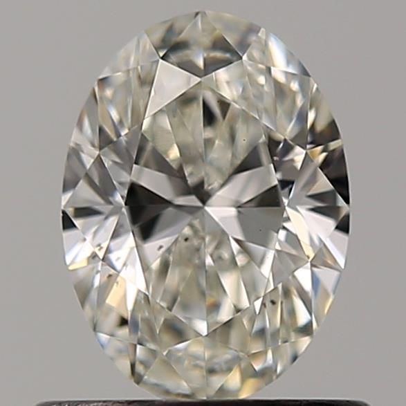 0.55 Carat Oval Loose Diamond, H, SI1, Ideal, GIA Certified