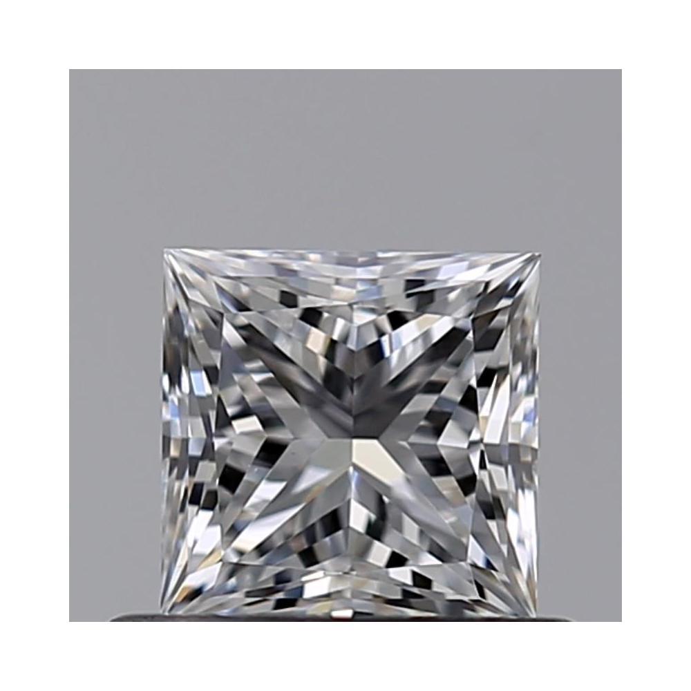 0.52 Carat Princess Loose Diamond, D, VS1, Ideal, GIA Certified | Thumbnail