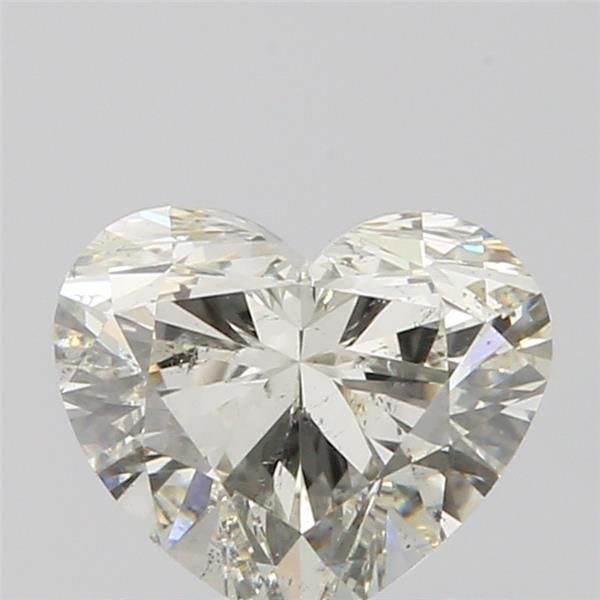0.71 Carat Heart Loose Diamond, L, SI1, Ideal, GIA Certified | Thumbnail