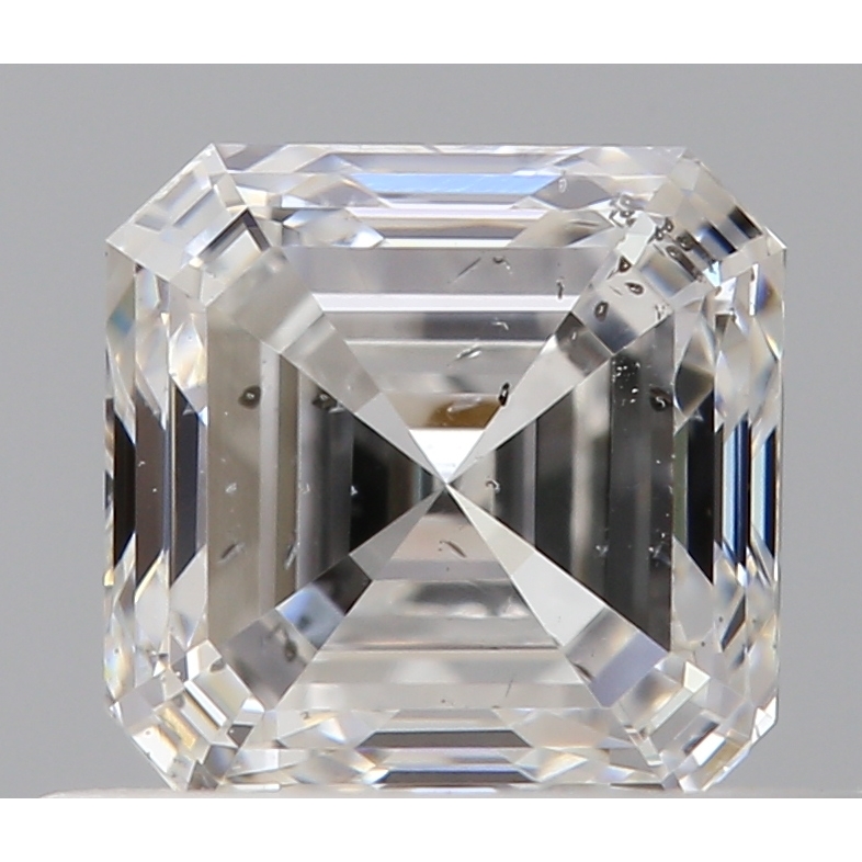 0.51 Carat Asscher Loose Diamond, F, SI2, Super Ideal, GIA Certified