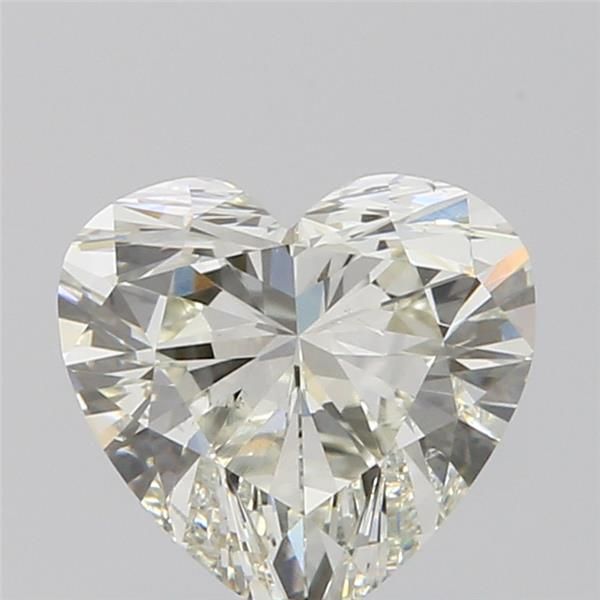 1.00 Carat Heart Loose Diamond, K, VS2, Ideal, GIA Certified | Thumbnail