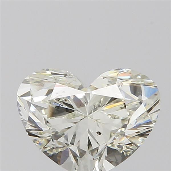 0.95 Carat Heart Loose Diamond, L, SI1, Ideal, GIA Certified | Thumbnail