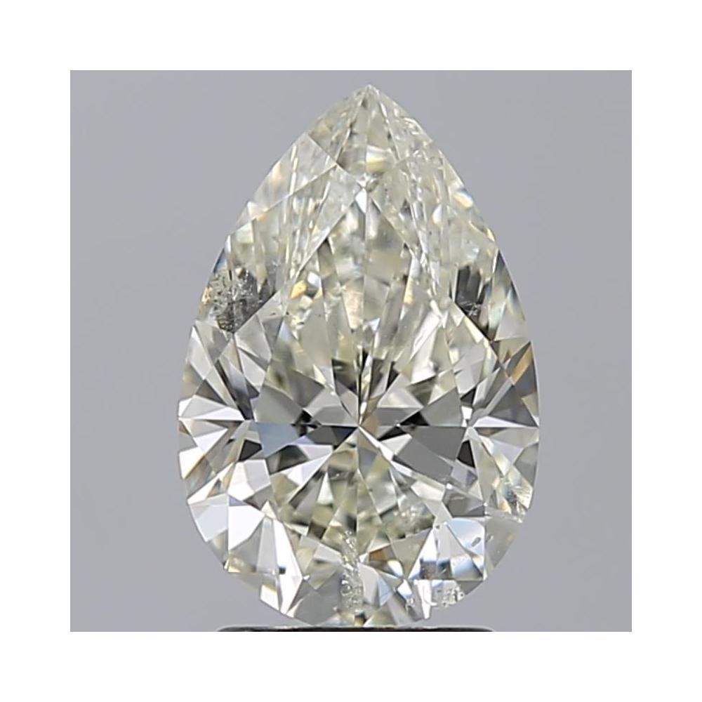 2.01 Carat Pear Loose Diamond, L, I1, Super Ideal, GIA Certified