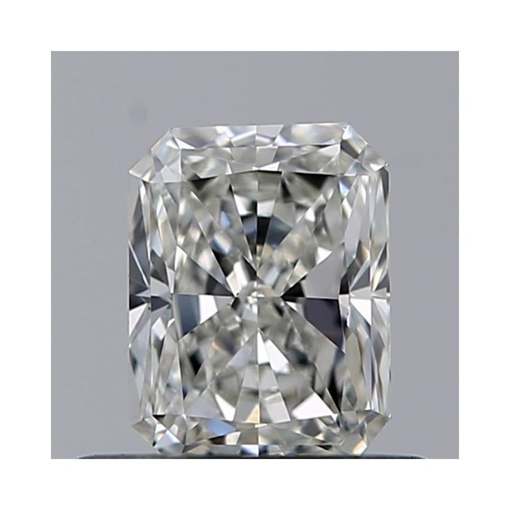 0.52 Carat Radiant Loose Diamond, J, VVS1, Super Ideal, GIA Certified