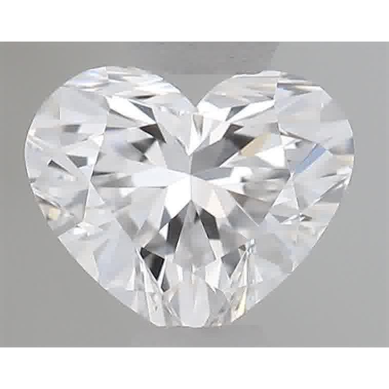 0.31 Carat Heart Loose Diamond, D, VVS1, Ideal, GIA Certified | Thumbnail