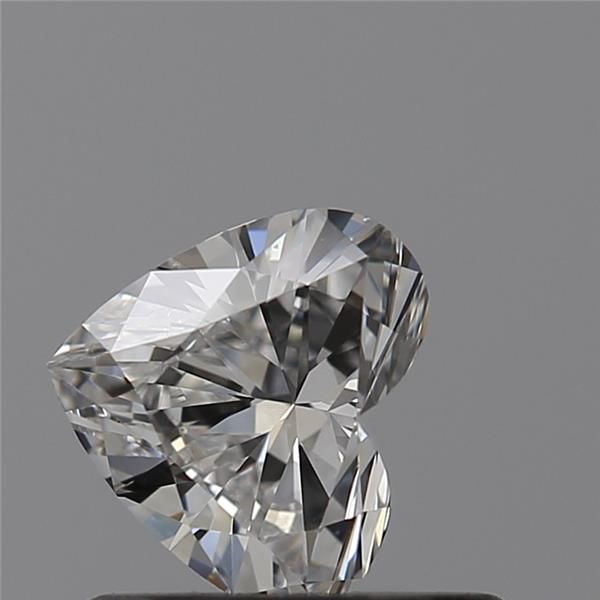 0.43 Carat Heart Loose Diamond, E, VS2, Ideal, GIA Certified