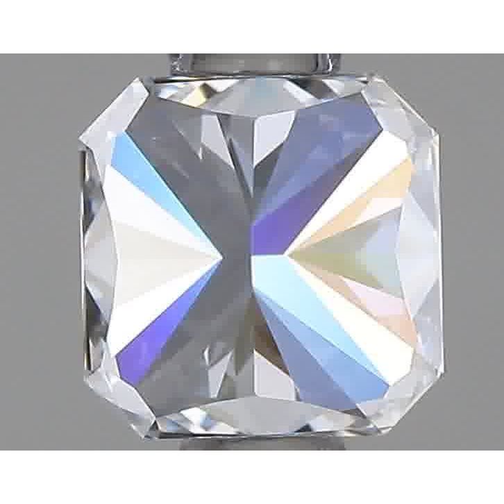 0.51 Carat Radiant Loose Diamond, F, IF, Ideal, GIA Certified