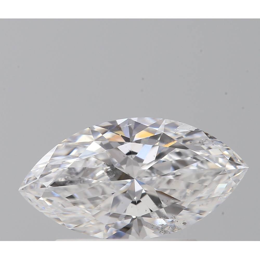 0.70 Carat Marquise Loose Diamond, D, SI2, Ideal, GIA Certified | Thumbnail