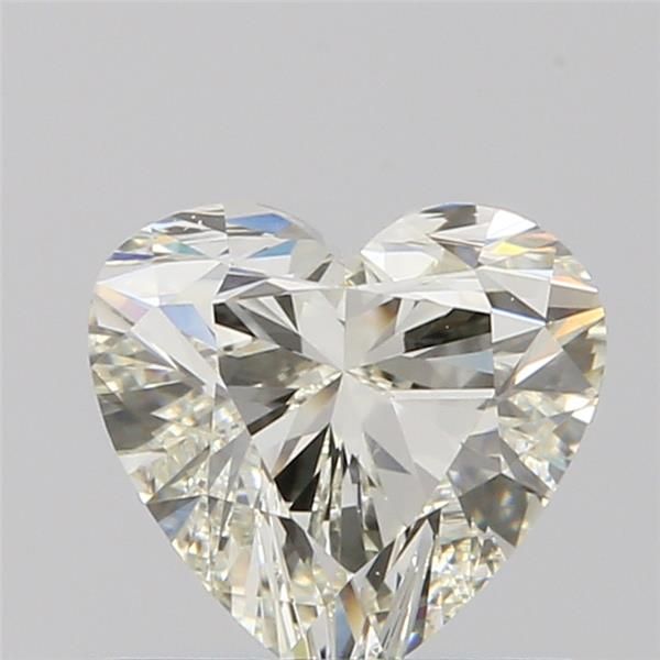 0.80 Carat Heart Loose Diamond, L, VVS1, Ideal, GIA Certified