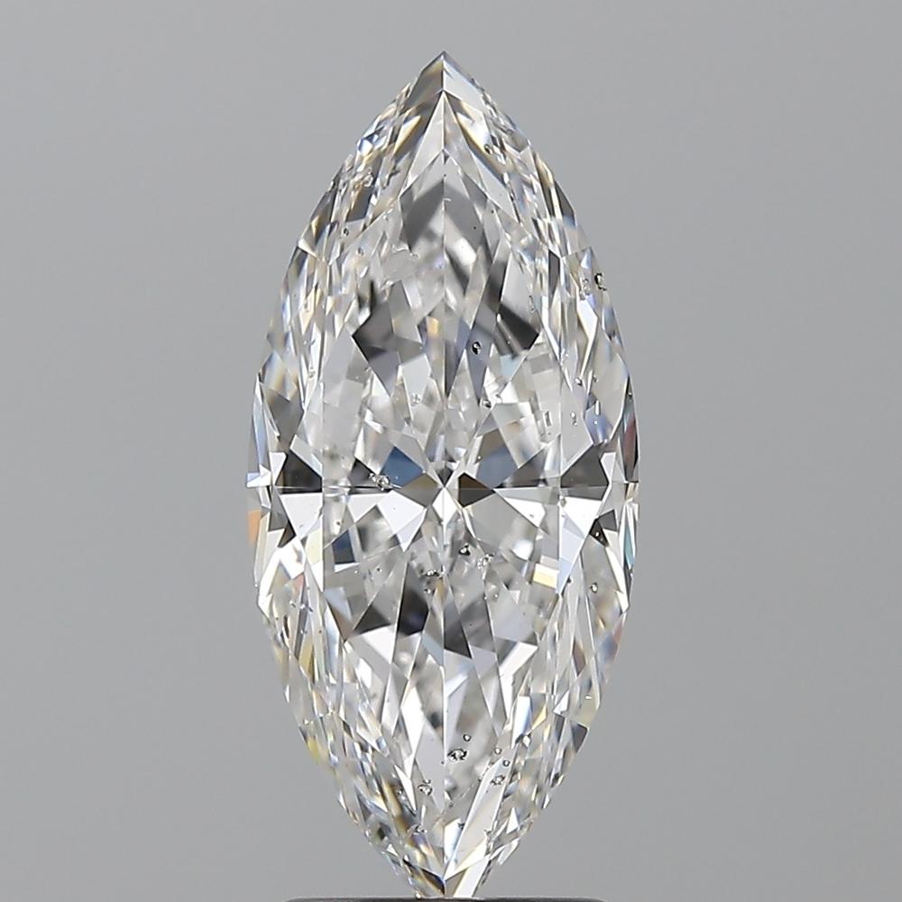 2.70 Carat Marquise Loose Diamond, F, SI2, Super Ideal, GIA Certified | Thumbnail