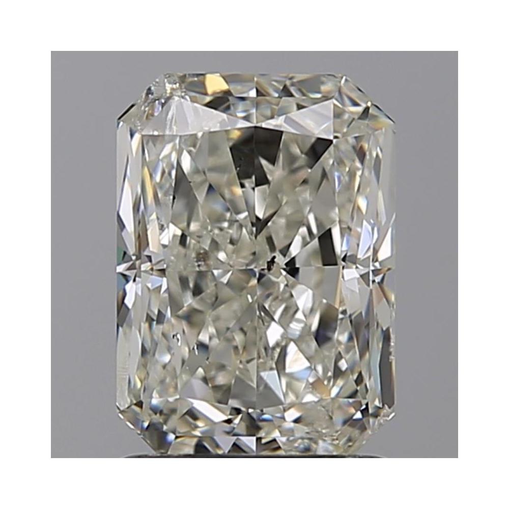 1.52 Carat Radiant Loose Diamond, J, I1, Ideal, GIA Certified | Thumbnail
