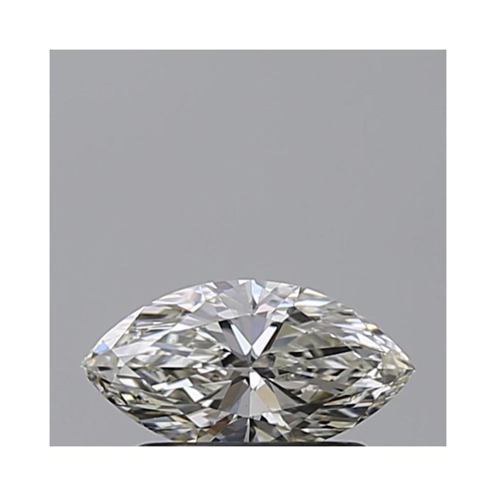 0.52 Carat Marquise Loose Diamond, J, VVS2, Ideal, GIA Certified | Thumbnail