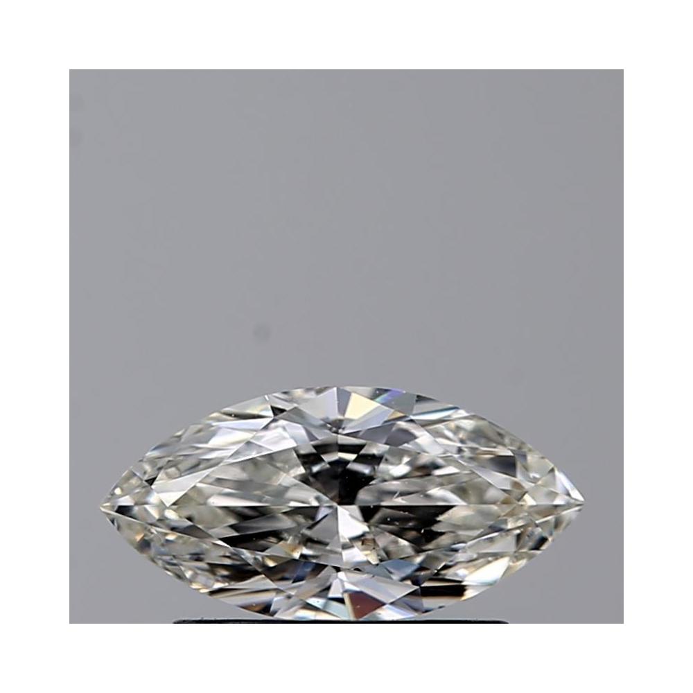 0.54 Carat Marquise Loose Diamond, I, VS2, Ideal, GIA Certified | Thumbnail