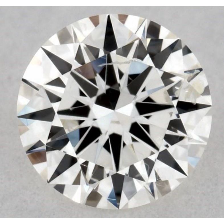 0.40 Carat Round Loose Diamond, H, SI2, Ideal, GIA Certified